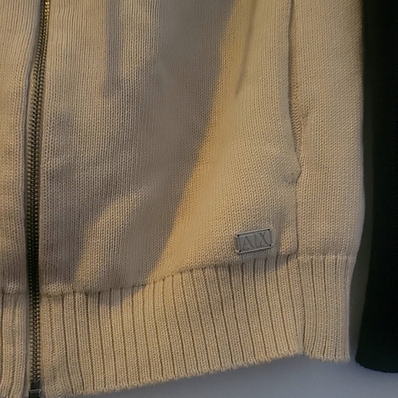 Mens Armani Exchange zip up to the top tan and black size small brandnew ๐ - Picture 5 of 17